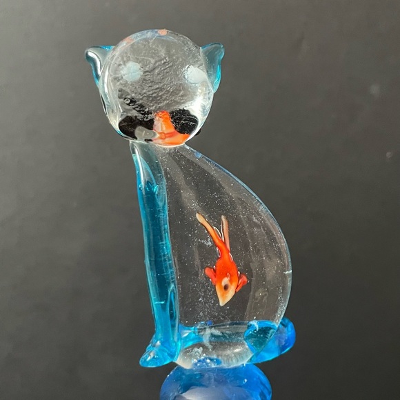 Glass Cat Wine Stopper - Picture 5 of 5